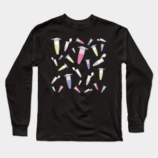 Lab collage - tubes Long Sleeve T-Shirt